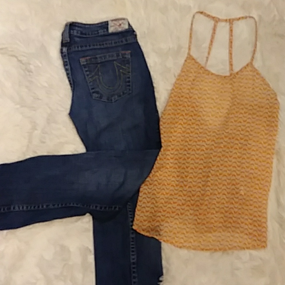 TrueReligon Jeans (Free Top M)